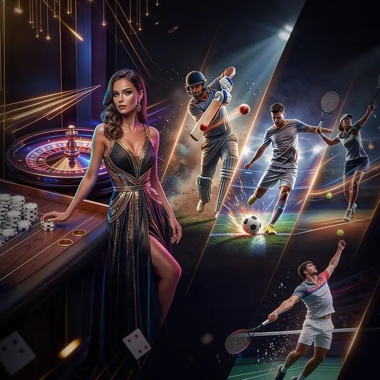 Diverse selection of lodi646 casino games including slots and live tables